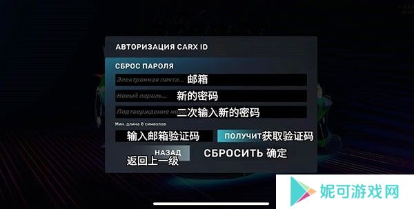 忘记密码